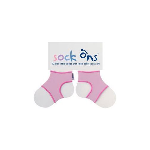 KIKKO Sock Ons Zoknitartó Classic - Baby rózsaszín (0-6h)