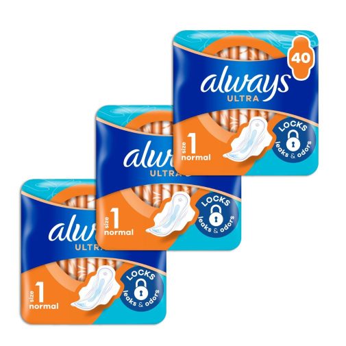 Always Ultra Normal egészségügyi betét (3x40 db)