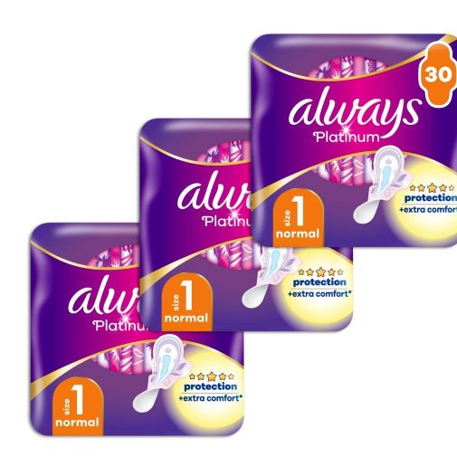 Always Ultra Platinum Normal egészségügyi betét (3x30 db)