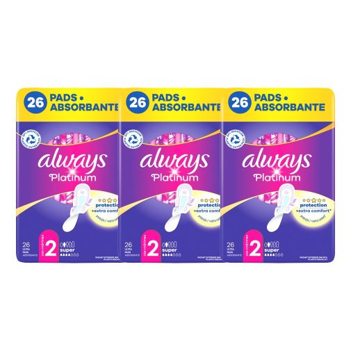 Always Ultra Platinum Super egészségügyi betét (3x26 db)