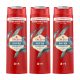 Old Spice Deep Sea 3 az 1-ben tusfürdő és sampon (3x400 ml)