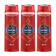 Old Spice Captain 3 az 1-ben tusfürdő és sampon férfiaknak (3x400 ml)