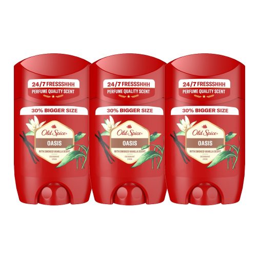 Old Spice Oasis stift dezodor férfiaknak (3x65 ml)