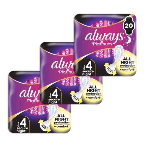 Always Platinum Secure Night betét 4-es méret (3x20 db)