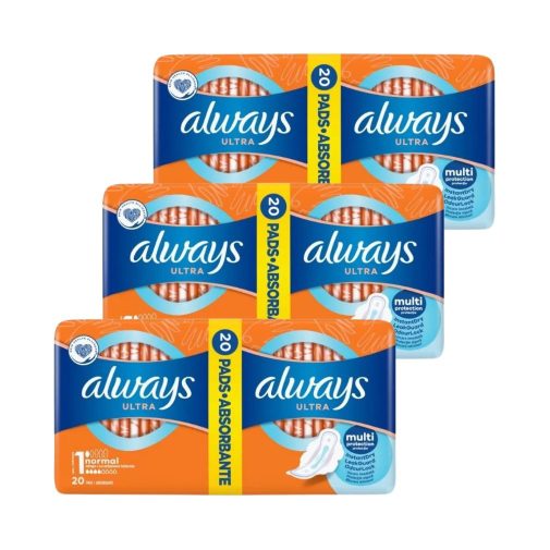 Always Ultra Normal szárnyas egészségügyi betét (3x20 db)