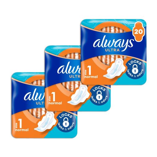 Always Ultra Normal szárnyas egészségügyi betét (3x20 db)
