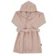 EKO Köntös pamutból kapucnival és fülekkel Powder pink méret L 104-110