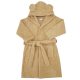 EKO Köntös pamutból kapucnival és fülekkel Beige méret S 92-98