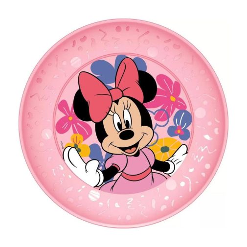 Minnie egeres műanyag lapostányér
