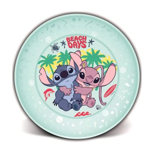 Stitch, műanyag lapostányér