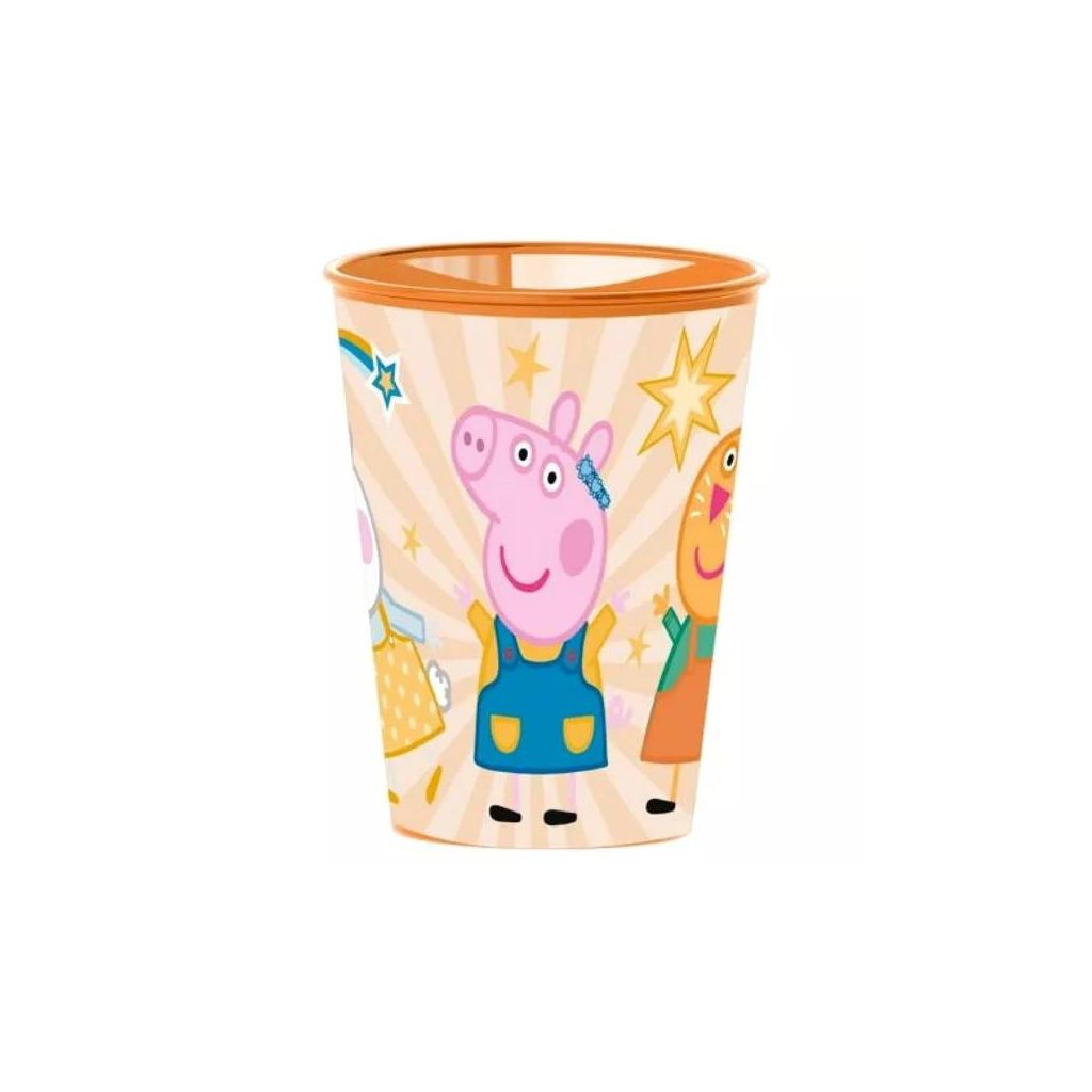Műanyag Peppa malacos kispohár (260 ml)