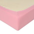 BABYMATEX Jersey lepedő gumival, 60x120 rózsaszín
