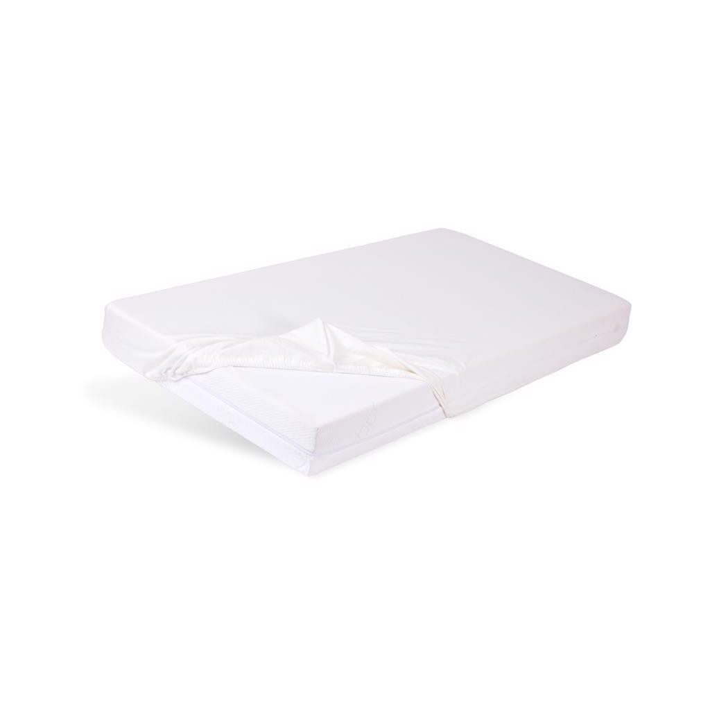 BABYMATEX Gumis vízálló lepedő Bamboo fehér 60x120 cm