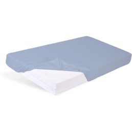   BABYMATEX Vízhatlan lepedő gumírozással Bamboo világoskék 60x120 cm