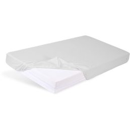   BABYMATEX Vízhatlan lepedő gumírozással Bamboo világosszürke 60x120 cm