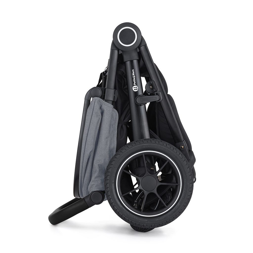 PETITE&MARS Sport babakocsi Street2 Air Black Ultimate Grey