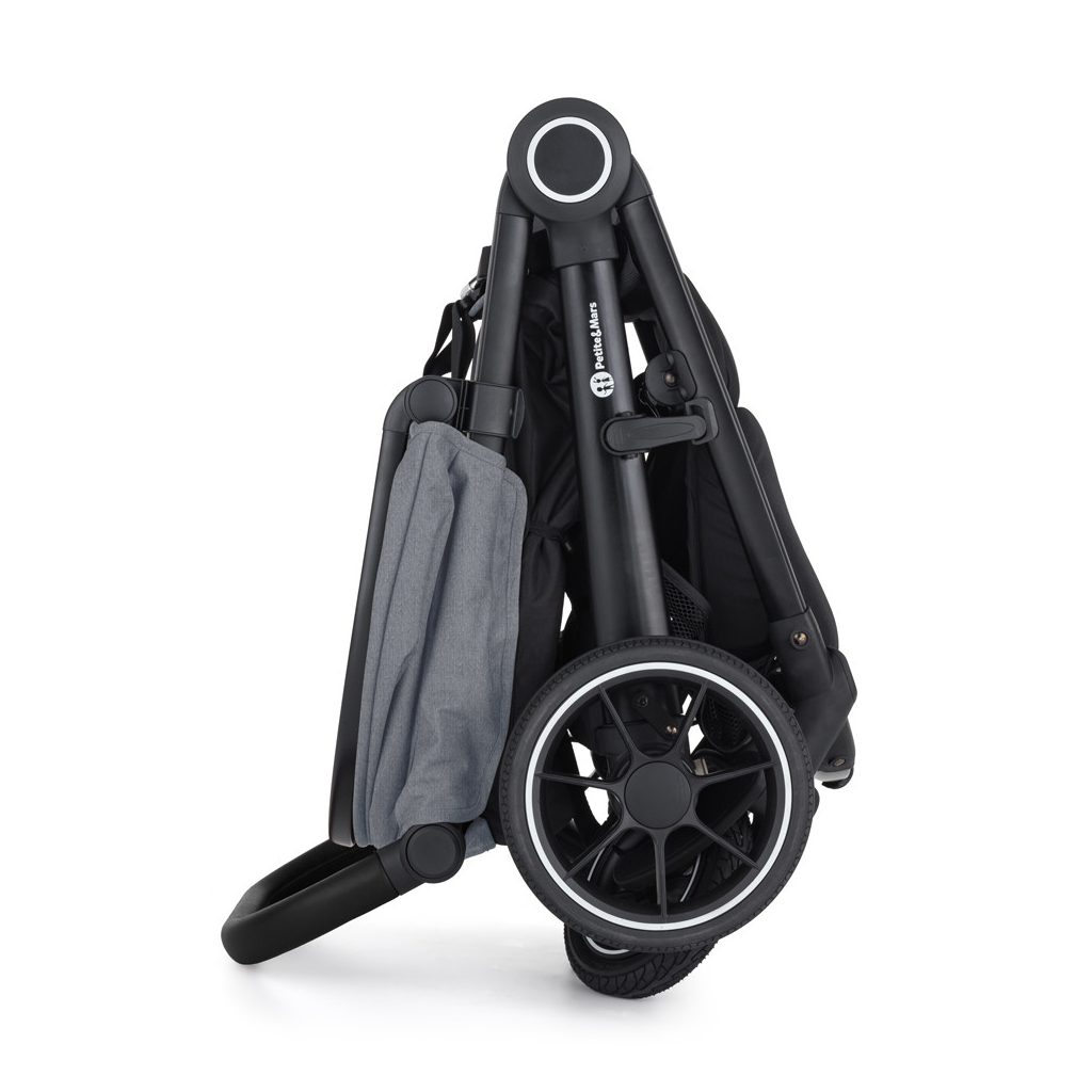 PETITE&MARS Sport babakocsi Street2 RWS Black Ultimate Grey