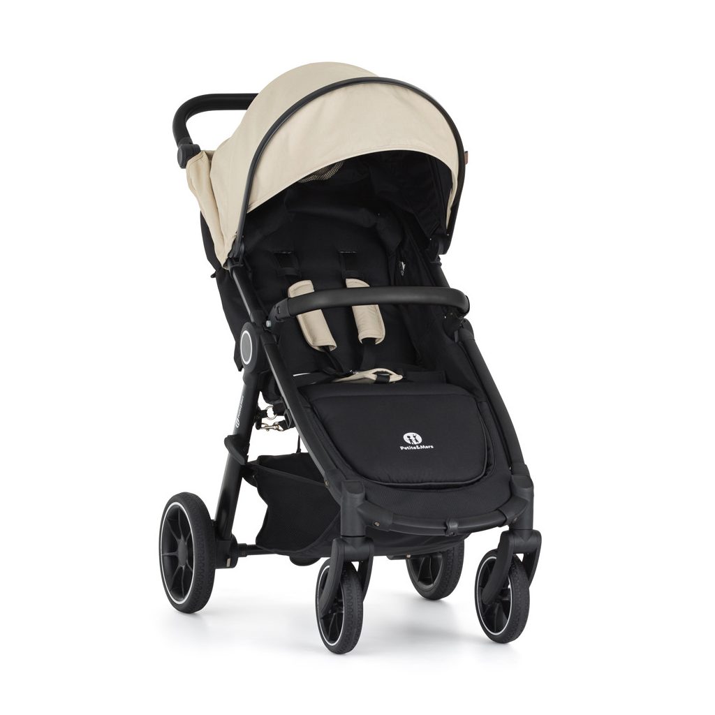 PETITE&MARS Sport babakocsi Street2 RWS Black Sahara Beige