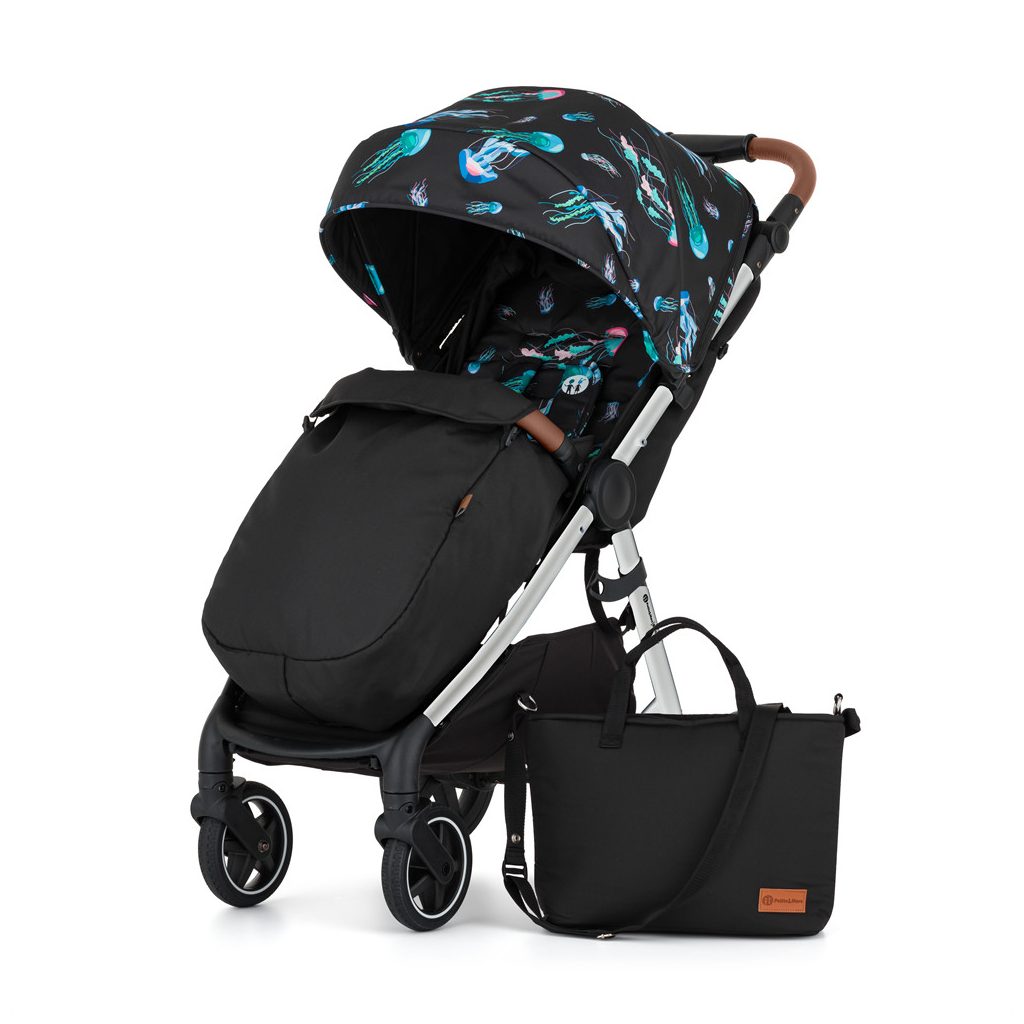 PETITE&MARS Sport babakocsi Royal3 Silver Limited100 Jellyfish