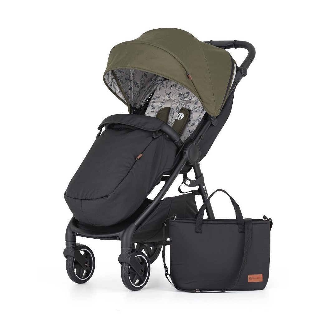 PETITE&MARS Sport babakocsi Royal3 Black Mature Olive