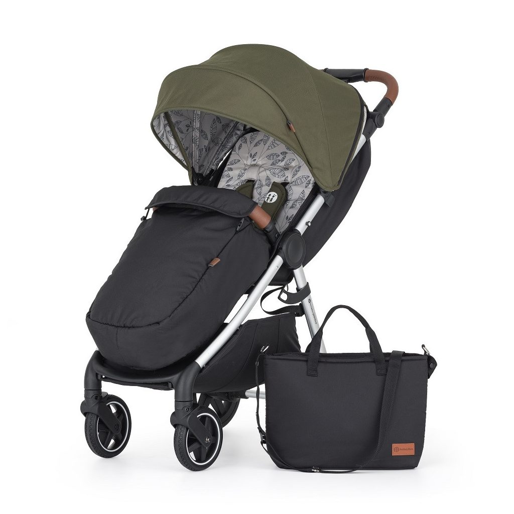 PETITE&MARS Sport babakocsi Royal3 Silver Mature Olive