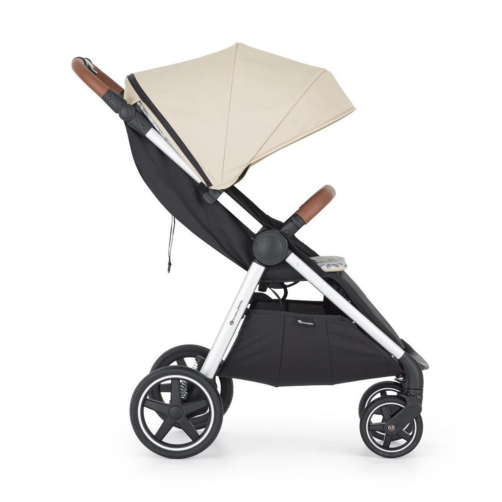 PETITE&MARS Sport babakocsi Royal3 Silver Sahara Beige