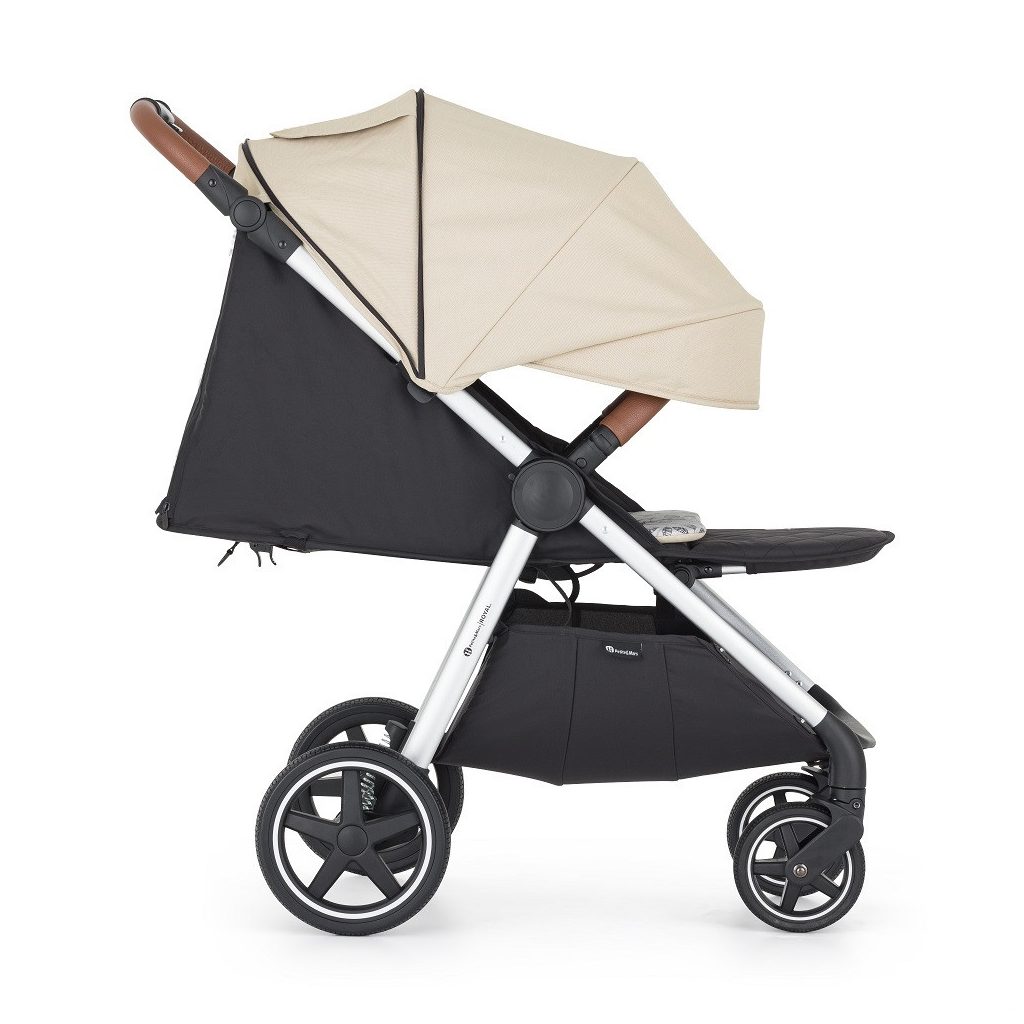 PETITE&MARS Sport babakocsi Royal3 Silver Sahara Beige