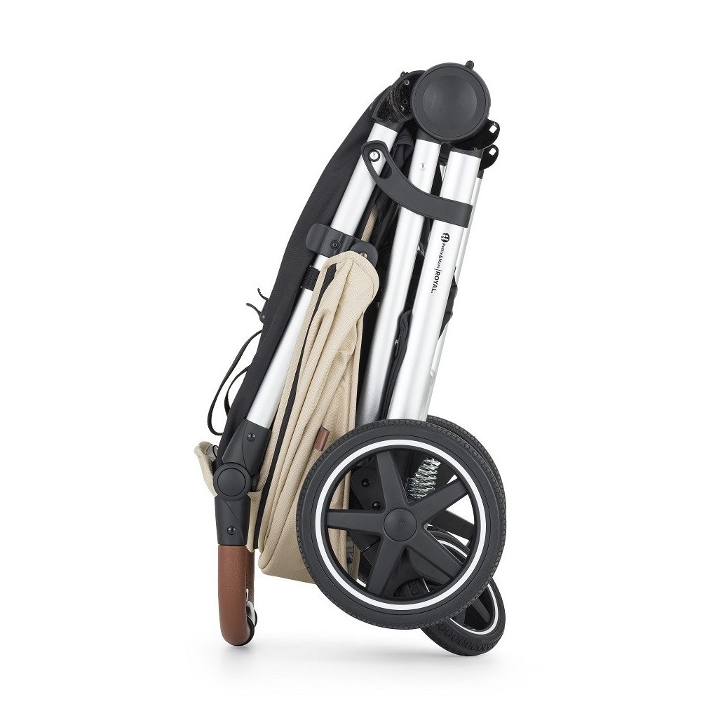 PETITE&MARS Sport babakocsi Royal3 Silver Sahara Beige