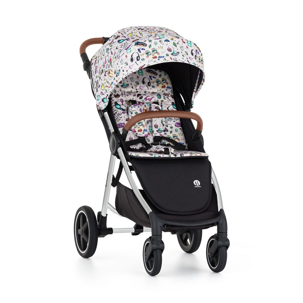 PETITE&MARS Sport babakocsi Royal3 Silver Limited100 Tattoo