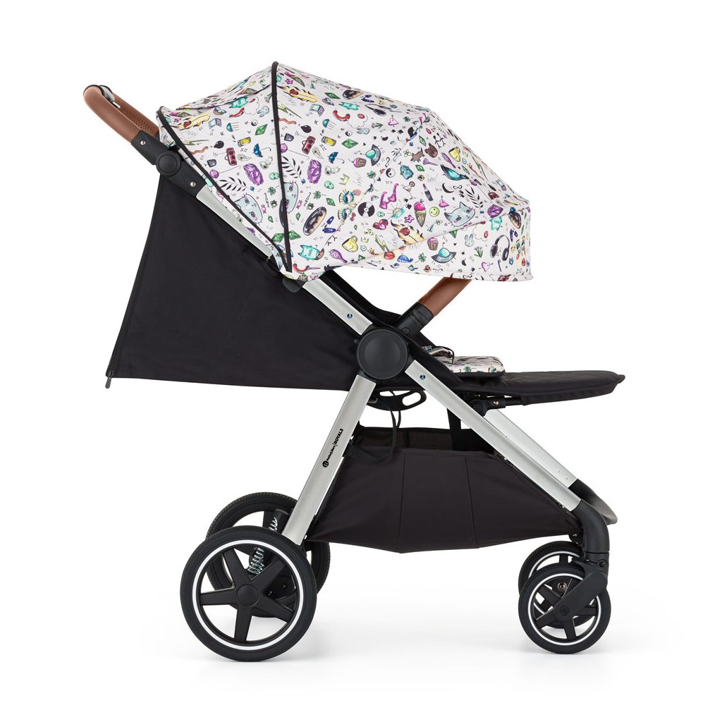 PETITE&MARS Sport babakocsi Royal3 Silver Limited100 Tattoo