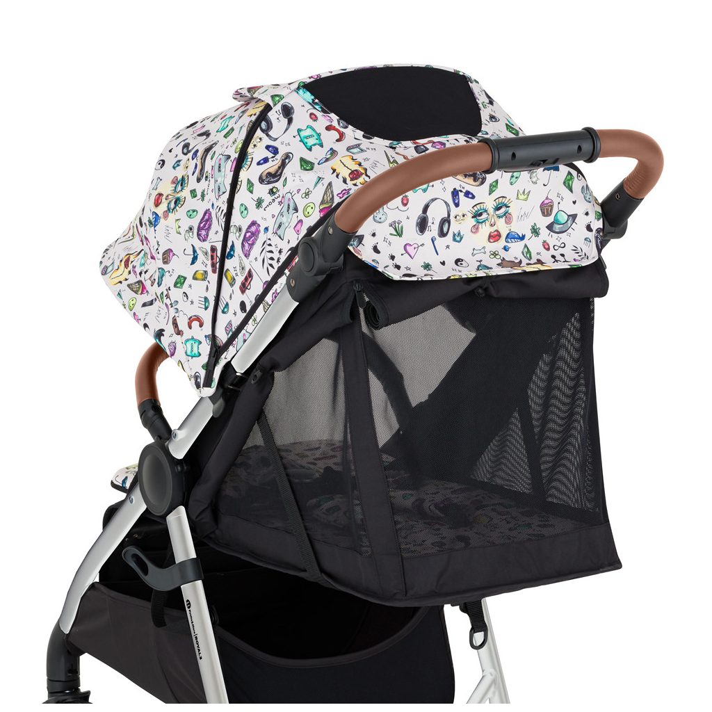 PETITE&MARS Sport babakocsi Royal3 Silver Limited100 Tattoo