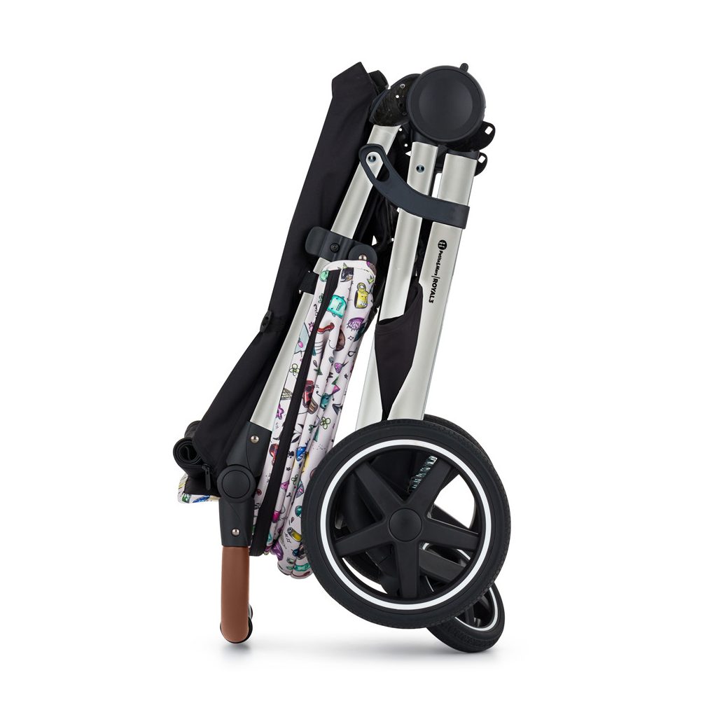 PETITE&MARS Sport babakocsi Royal3 Silver Limited100 Tattoo