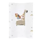 CEBA BABY Pelenkázó alátét 2-szegélyes puha COSY (50x70) Zsiráf