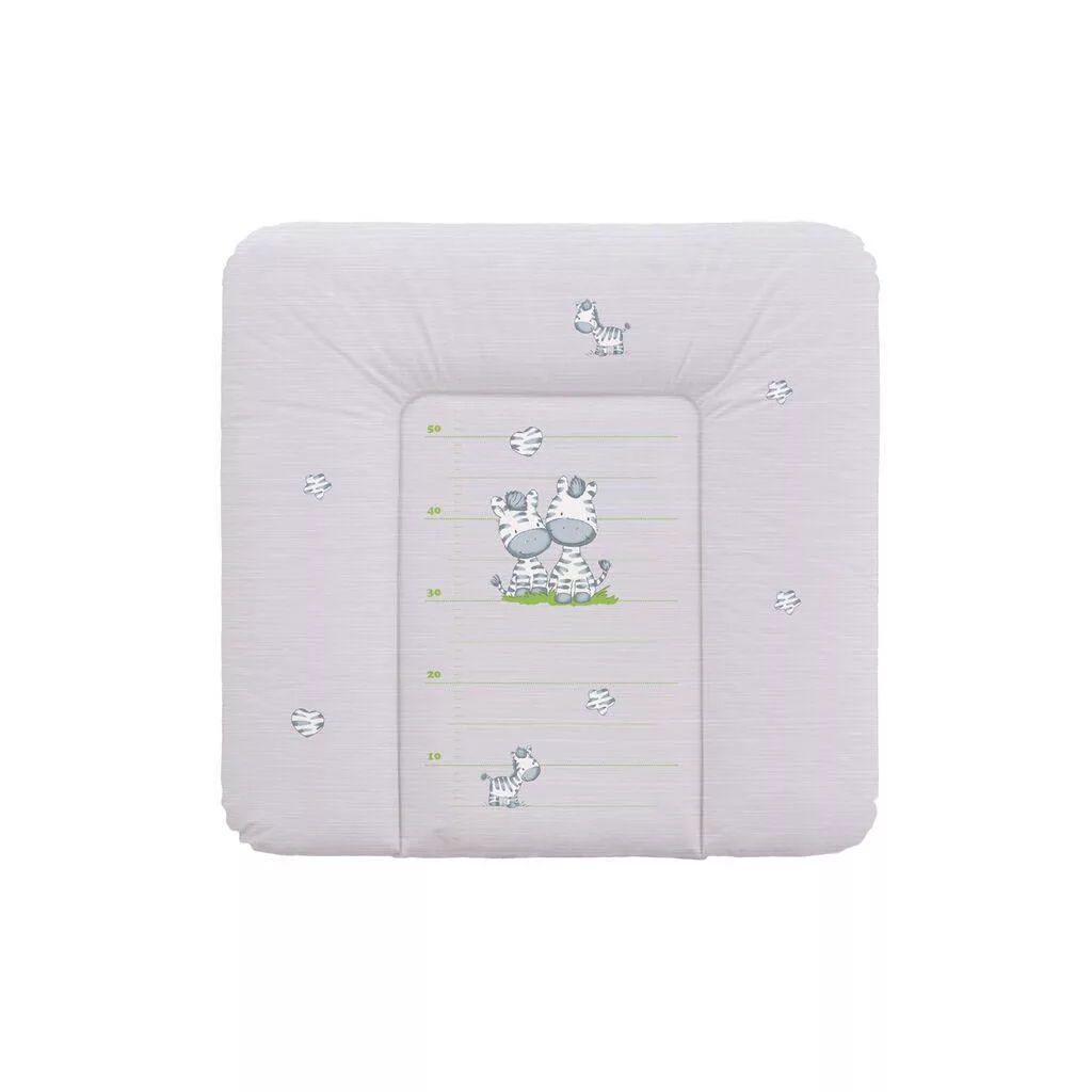 CEBA BABY Pelenkázó alátét komódhoz (75x72) Zebra Szürke