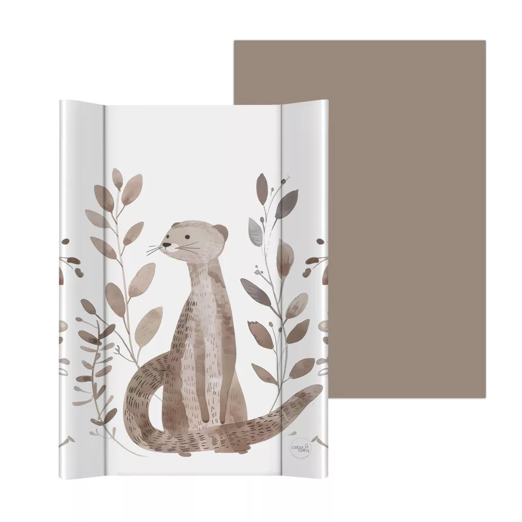 CEBA BABY Pelenkázó alátét 2-oldalas kemény deszkával (50x70) Basic Clever Otter
