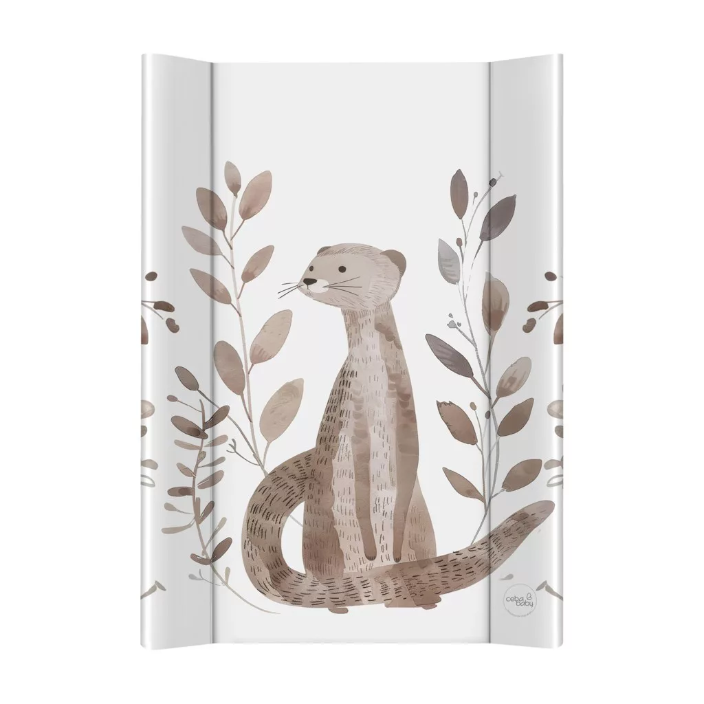 CEBA BABY Pelenkázó alátét 2-oldalas kemény deszkával (50x70) Basic Clever Otter