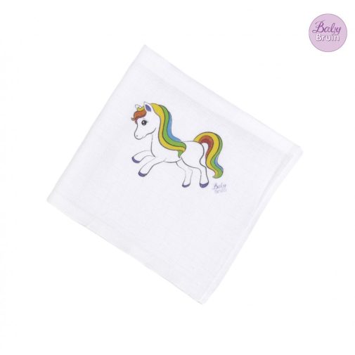 311201 BabyBruin nagy mintás textil pelenka, 2db