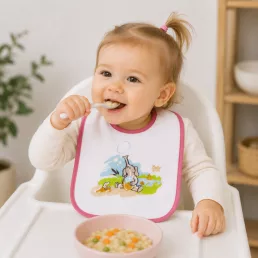BabyBruin műanyag előke többféle mintás (2 db)