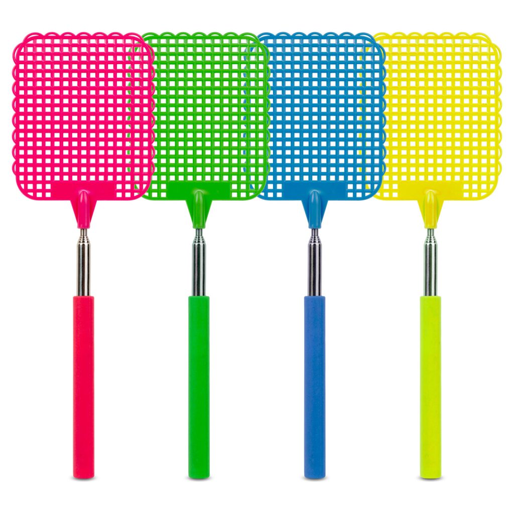 Műanyag teleszkópos légycsapó 25 - 72 cm - (1 db)