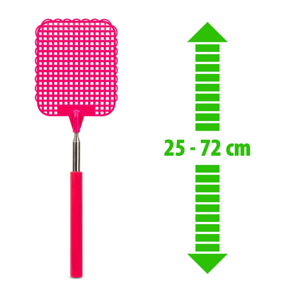 Műanyag teleszkópos légycsapó 25 - 72 cm - (1 db)