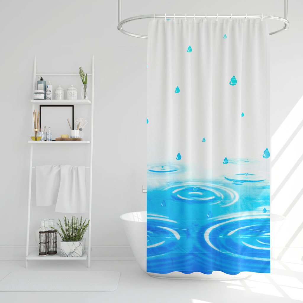 Zuhanyfüggöny mintás változatokban - 180 x 180 cm (1db )