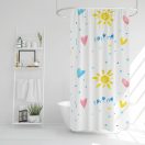 Zuhanyfüggöny mintás változatokban - 180 x 180 cm (1db )