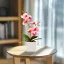 Műnövény dekoráció - orchidea - 3 féle változatban - 37 cm (1 db)