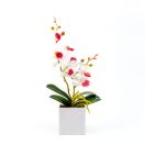 Műnövény dekoráció - orchidea - 3 féle változatban - 37 cm (1 db)
