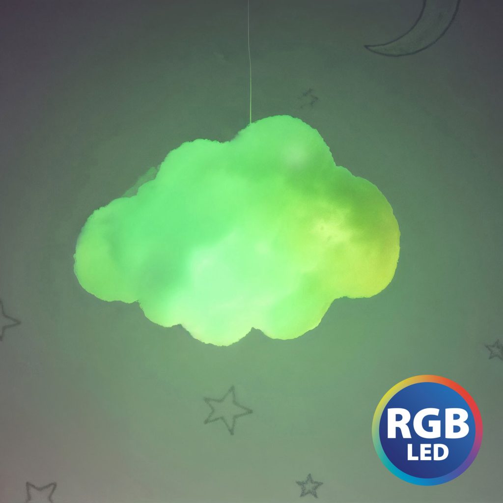 Varázs felhő lámpa - 16 RGB LED (25 x 20 x 15 cm)