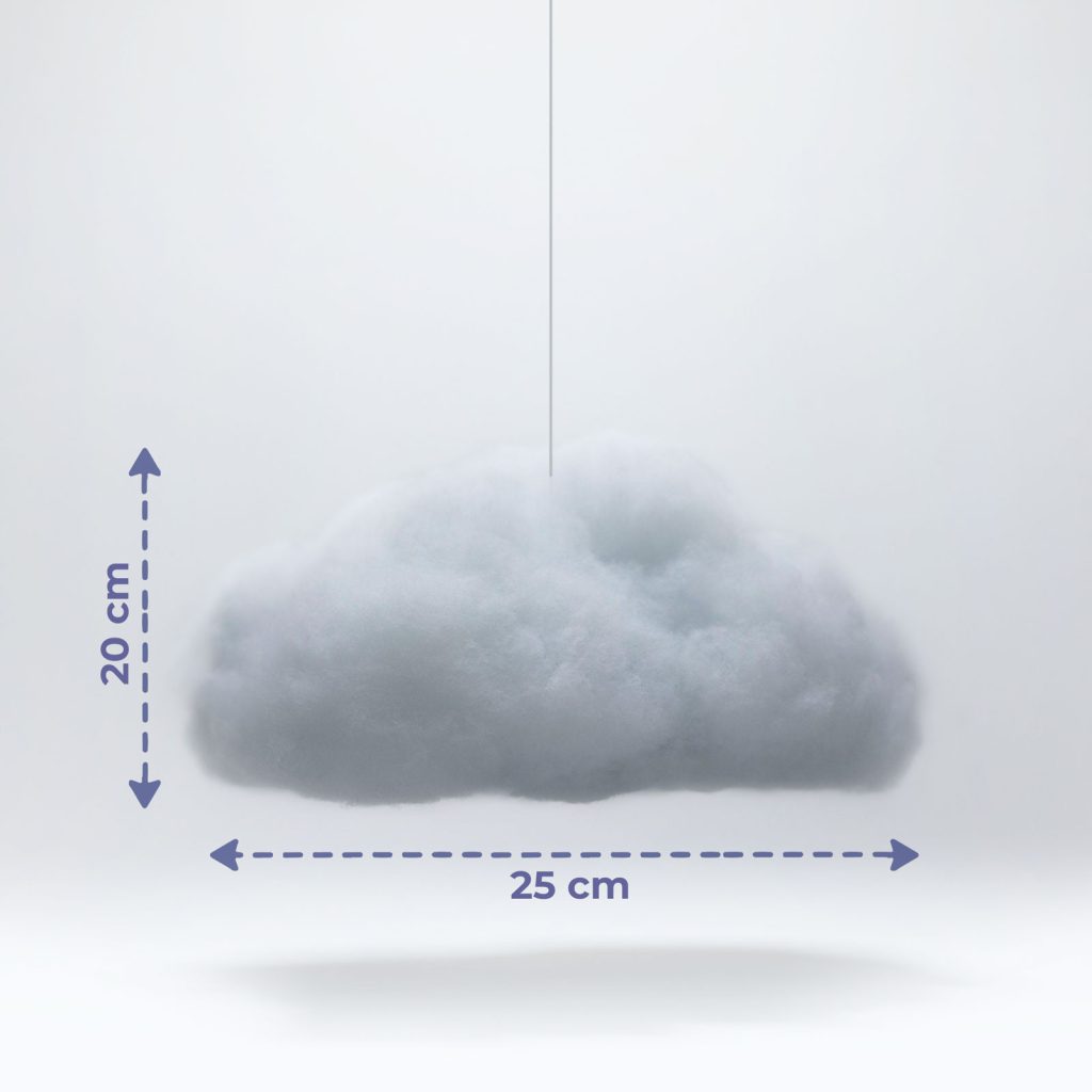 Varázs felhő lámpa - 16 RGB LED (25 x 20 x 15 cm)