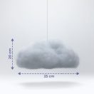 Varázs felhő lámpa - 16 RGB LED (25 x 20 x 15 cm)