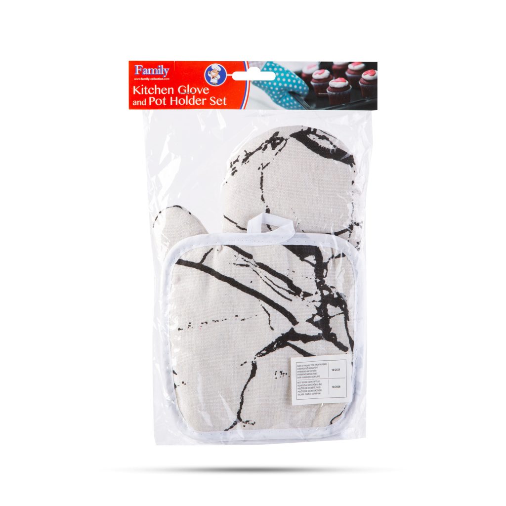Edényfogó kesztyű és alátét szett - 25 cm