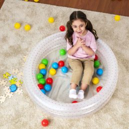   Felfújható medence - 50 db műanyag labdával ( 91 x 20 cm)