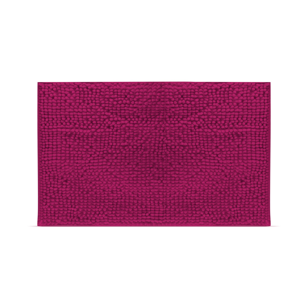 Fürdőszobai kilépőszőnyeg - hosszúszálú - bordó (60 x 40 cm)